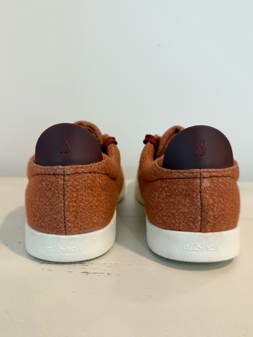 Allbirds Wool Piper Sneakers Rust Wool Mens Size 11 - Picture 7 of 11